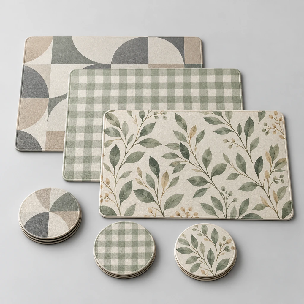 Placemats & coasters — product concept